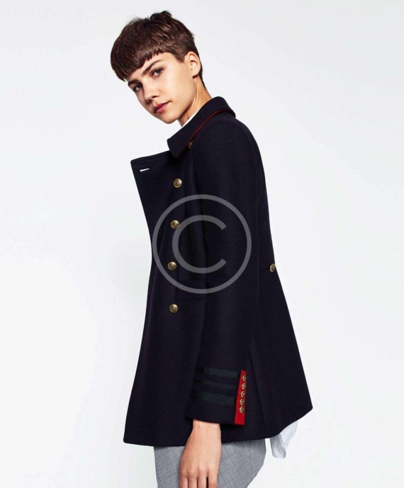 Navy Button-Up Jacket - Image 3